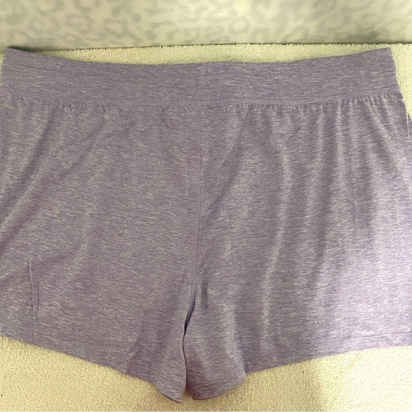 90 Degree By Reflex Lightweight Lounge Shorts - Casual  Lavender Plus 2X NWT - Picture 6 of 10